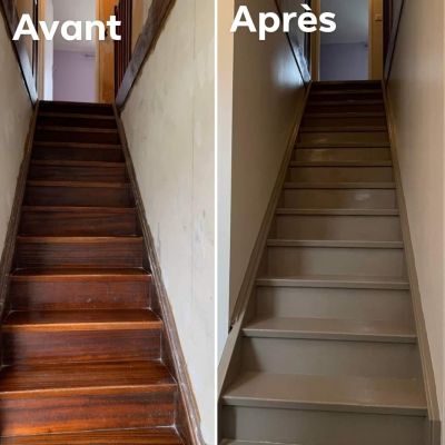 Peinture escaliers